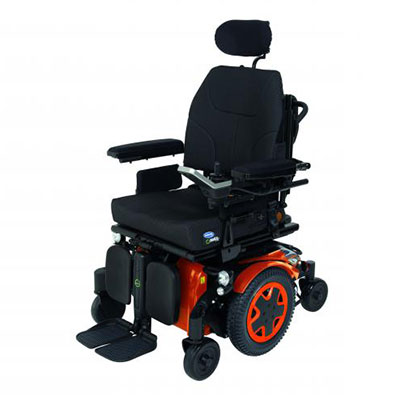 Red and Black Power Wheelchair